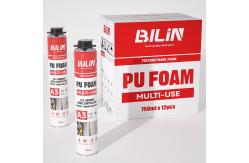 China 750ML 500ML Multi Purpose PU Foam Rainproof Fire Retardant Expanding Foam supplier