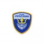 Iron On Patches Merrowed Border Poseidon 100% Embroidery DIY Logo For Clothing for sale