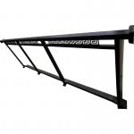 42in Aluminum Metal Balcony Railing Balustrade Black Customized for sale