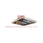 Ceiling Acrylic Transparency Passenger Elevator White Arch Light Emitting Panel