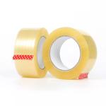 BOPP Packaging Adhesive Sealing Tape USA TSCA Standard Environmental Clear Silent Hot Melt Adhesive for sale