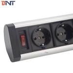 Movable Desktop Power Outlet Wear Resistant With Double Network Interfaces