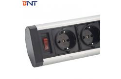 China Movable Desktop Power Outlet Wear Resistant With Double Network Interfaces supplier