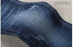 China 160cm Full Width 12.7Oz Cotton Polyester Spandex Denim Fabric With Crosshatch Slub supplier
