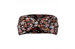 China 100% cotton Women Head Scarves Floral Elastic Headband for Running supplier