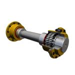 JSJ TYPE Snake Spring Shaft Coupling Floating Shaft Grid Flex Coupling T50 for sale