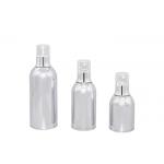 Full electroplating design cosmetic airless pump bottle 30ml 50ml 100ml for sale