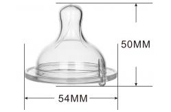 China First Essentials Silicone Baby Bottle Nipples , Slow Flow supplier