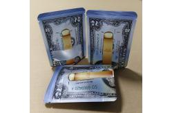 China Custom Dollar-print Childproof Bags Astm Iso-certified & Recyclable Pet / al / pe Laminates supplier