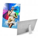 Diy Sublimation Metal Photo Frame With Printable Metal Stand Custom Aluminium Picture Frames for sale