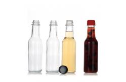 China Cylinder Hot Sauce Bottles 5oz with Caps and Dripper Inserts Woozy Glass Bottle supplier