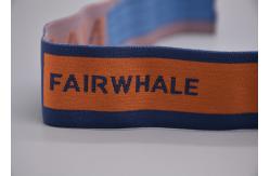 China Custom 35mm Recycled Jacquard Elastic Band Double Sided For Garments supplier