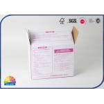 Pink Offset CMYK Printing Corrugated Packaging Box Matte Recycled