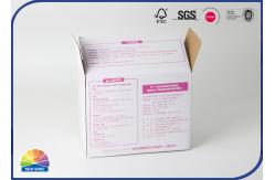China Pink Offset CMYK Printing Corrugated Packaging Box Matte Recycled supplier