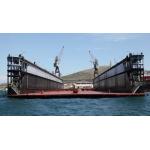 Rail Mounted Floating Dock Crane With Customized Color And Load Capacity for sale