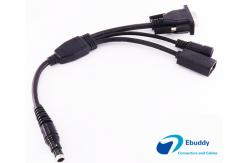 China GPS handheld terminal data cable fischer compatible custom cable to DB9 USB supplier