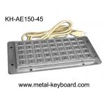 45 Keys Liquid proof / Vandalproof industrial keyboards in metal , USB interface for sale