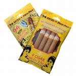 China Custom Print Ziplock Cigar Packaging Bags Cigar Humidified Plastic Pouches With Hydrating Layer ﻿ factory