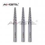 0.6μm 4 Flutes End Mill Taper Ball Nose Milling Cutter Customized For Non-Ferrous Metals for sale