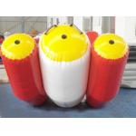 Durable Red And White Water Seesaw Inflatable Water Games For 4 People