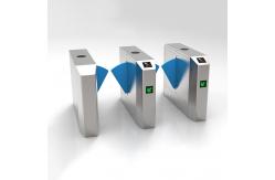 China Metro Station Flap Turnstile Gate Entry Control With QR Code Reader supplier