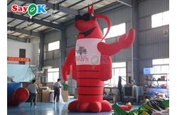 China Red Animal Giant Lobster Inflatable Model With 2 Years Warranty supplier