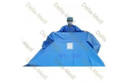 China Thyroid Disposable Surgical Drapes With Square Fenestration And Tube Holders supplier