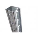 2.4m 53x30mm Galvanized Steel Vineyard End Post / Metal Line Vineyard Posts for sale