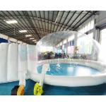 Single Tunnel Clear Inflatable Crystal Bubble Tent For Garden for sale