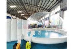 China Single Tunnel Clear Inflatable Crystal Bubble Tent For Garden supplier