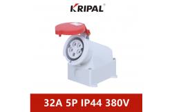 China IP44 Industrial Surface Mounting Socket Outlet 32A 5P 380V Durable supplier