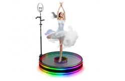 China Selfie Led 360 Photo Booth Spinning Fill Light Lamp 360 Photo Booth Manual supplier