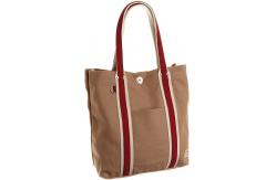 China Khaki Cotton Recyclable 35*37*11CM 21oz Canvas Tote Bag supplier