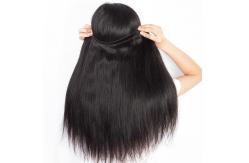 China 8''Indian Straight Bundles With Closure Virgin Hair Extensions Real Human Hair supplier