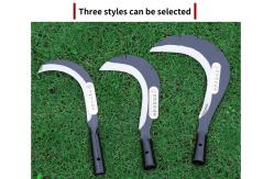 China Rice Long Handle Steel Harvesting Sickle Farming Sickle Tool Quenching 9.6 Inch supplier
