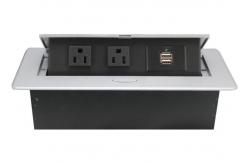 China OEM Pop Up Power Socket , Hidden Plug Socket Long Working Life supplier