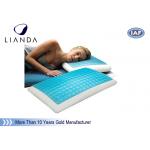 Memory Foam & Hydraluxe Cooling Contour Pillow , gel cooled pillow for sale