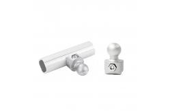 China Industrial Aluminum Structural Lean Pipe Fittings Connector System For Shelf supplier