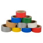Strong Adhesive Stable Coloured Packing Tape / Coloured Parcel Tape Customized for sale