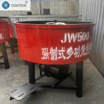 JW750 JW1000 Type Flat Mouth Mixer Multifunctional Mixing Concrete Cement Mortar for sale