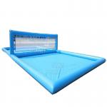 Outdoor Portable Floating Water Inflatable Volleyball Court Volleyball Field Inflatable Volleyball Pool With Net for sale