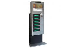 China Cell Phone Tablet Electric Charging Stations , Mobile Charging Station Machine With Lcd Displayer supplier