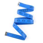 Soft Flexible 120 Inch Measuring Tape Blue For Body Weight Loss Measuring ODM for sale