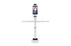 China 8 Inch IPS LCD Face Recognition Infrared Thermometer supplier
