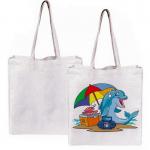 Linen Sublimation Tote Bag Blanks Customized Printing Large Shopping Bags Sublimation Tote Bags for sale