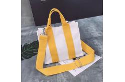 China Crossbody Collapsible 25cm Handle Lightweight Canvas Tote Bags supplier