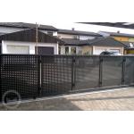 Outdoor Garden Aluminum Privacy Fence Noise Reduction Customized for sale