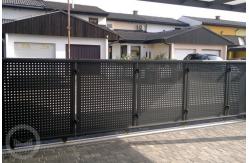 China Outdoor Garden Aluminum Privacy Fence Noise Reduction Customized supplier