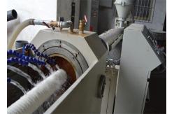 China HDPE Spiral Reinforcing Pipe Plastic Extrusion Line Plastic Pipe Extruder supplier