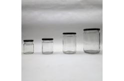 China Secure Seal Mini Glass Canning Jars , 500ml / 720ml Round Glass Container supplier